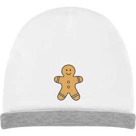 Azeeda 'Gingerbread Man' Kids Slouch Hat (KH00037877) White