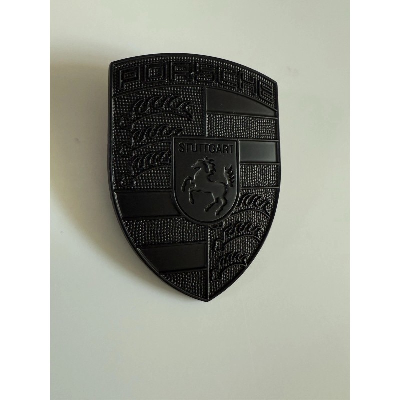 Matte Black Hood Crest 911 996 997 930 Badge Emblem