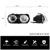 ROXX Replacement Headlight Assembly Compatible with 1994 1995 1996 1997