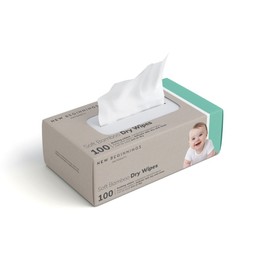 New Beginnings Bamboo Dry Wipes x 100