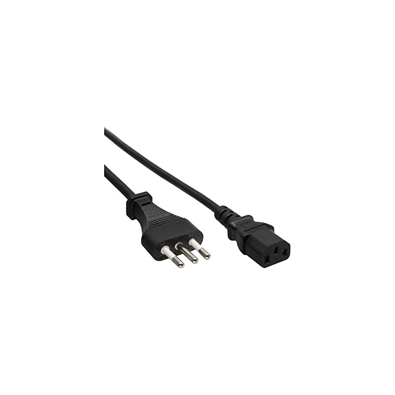 InLine 16653I power cable, power plug Italy to IEC plug