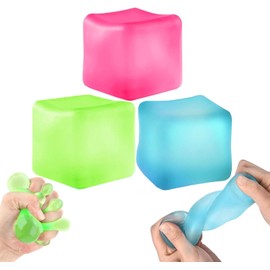 YILNGLU 3 Cubos Sensoriales Fidget Antiestrés, Squishy Stress Ball - Juguetes para la Aliviar Estrés, Ansiedad y Concentración, Juguete antiestres Squishy, Juguetes para ansiedad Adultos