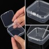 Dimeho 100 Pcs Small Plastic Boxes Beads Storage Containers Mini