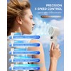 Portable Handheld Fan with Cooling Plate, 199-Speed Stepless Control, 3-in-1