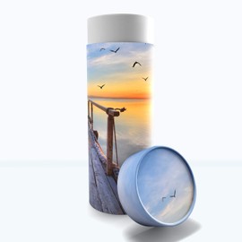 Dock of The Bay Scattering Tubes for Human Ashes TSA Approved Scattering Urn and Eco-Friendly Biodegradable Urns for Human Ashes & Biodegradable Urn for Burial at Sea