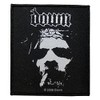 DOWN / FACE LOGO Iron Woven Patch 8.5 x 10