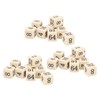 30PCS 6 Sided Number Dice 15.5mm Multiple Of 2 Number