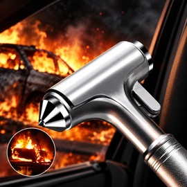 Car Safety Hammer for Emergency Vehicle Escape – Window Breaker with Seat Belt Cutter for Roadside Emergencies