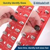 AltitudeCraft Thread Checker - Nut and Bolt Identifier Gauge with