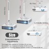 2-Be-Best Upgraded Projector Ceiling Mount Adjustable Projector Wall Mount Max