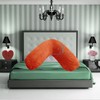 Teddy Fleece V Shaped Orthopaedic Pillowcase Cover Pregnancy Maternity Nursing