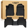 LASFIT Floor Mats for Ford Ranger 2026 2025 2024 SuperCrew