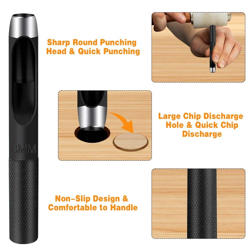 Countersink Drill Bit Set, 16-Piece Countersunk Drill Bit Metal Diameter