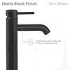 Ivy Single Hole, Single-Handle, High Arc Bathroom Faucet in Matte