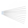 10Pcs Zirconiated Tungsten Electrodes WZ8 White Tip for AC Tig