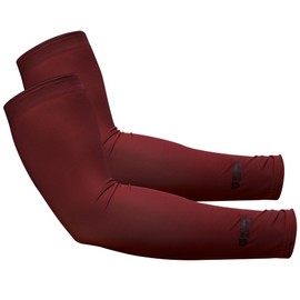 Gridiron Gladiator Football Arm Sleeve - Seamless Sport Compression Sleeves for Men and Women - Lightweight Breathable with UPF 50+ Sun Protection - Protectors for Arms - Red