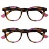 OPULIZE Ava MM62-4 -1.00 Long Distance Glasses Pack of 2