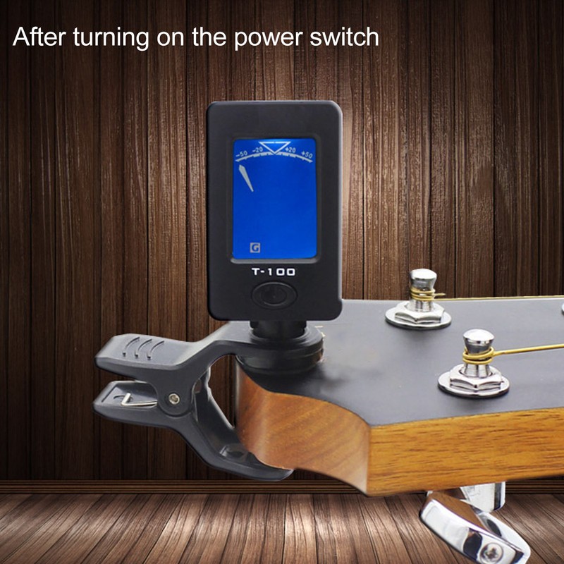 Guitar Tuner Clip On Multi Function High Accuracy Black Tuner