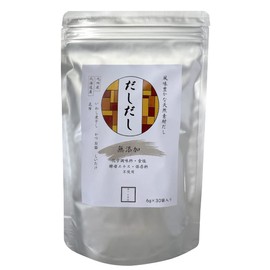 Japanese Style Dashi Dashi Pack, 0.2 oz (6 g) x 30 Bags, Made in Japan (Kyushu, Hokkaido), No Additives, Chemical Seasoning, Preservatives, Yeast Extract, Salt or Sugar, Eatoma Senka