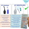 Intim-Einlauf-Set 310 ml + tragbares Bidet, Multi-Halterung, ideal für die