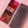 12 Lip Color Palette,Lip Palette Long Lasting Matte Cream Lipstick