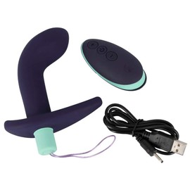 You2Toys Prostate Plug Vibrating Plug for Men, 10 Vibration Modes, 6 Speeds, Training, Waterproof, with Vibro Bullet, Purple, 5952920000