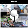CNQLIS 8 Inch Convex Mirror Outdoor with Adjustable Wall Fixing