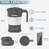HYTRIC Travel Electric Kettle, 700ML Foldable Small Electric Kettle BPA-Free,