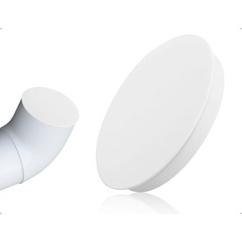 AOYEGIC Ventilation Pipe Cover, PVC Cover Cap, Pipe Plug, End Cap, Pipe Connector, Used for Household Industry (White, 160 mm)