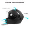 SPARK DOT Approved Modular Flip-Up Dual Visor Motorcycle Full Face