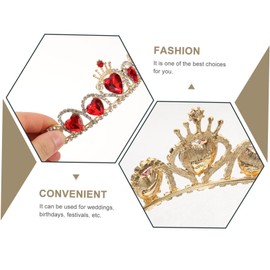 TOVINANNA Elegant Bridal Queen Crown Headband Handmade Acrylic Headband for Women