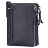 GOFELT Men's Bi-Fold Wallet, Thin, Genuine Leather, Cowhide Leather, Coin