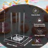 zzhxkjhky 2 Pack Acrylic Donut Stand with Lazy Susan Turntable