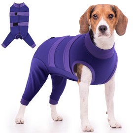 QBLEEV Dog Surgery Recovery Suit for Rear Legs, Long Back Leg Sleeve Pants