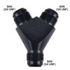EVIL ENERGY 8AN Y Block Flare Fitting Adapter Union Splitter