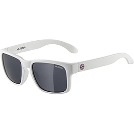 ALPINA MITZO Distortion-Free and Shatterproof Sunglasses with 100% UV Protection for Children, FCB White Matt, One Size
