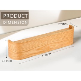 OLEEK Wall Coat Rack - Wall Shelf with Hooks - entryway Hooks - entryway Shelf - Modern Coat Rack - Wooden Coat Rack Wall Mount for Home Decor - Wooden Mount for Home Decor - Coat Hanger Wall Mount