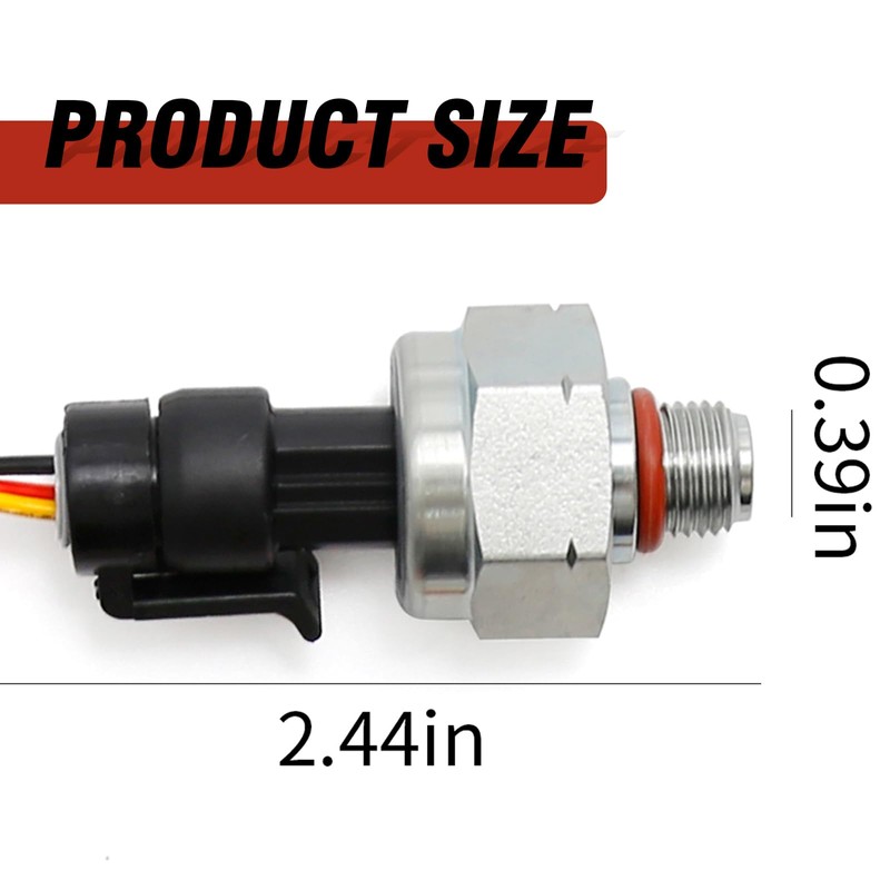 UOIENRT 3C3Z-9F838-EA Fuel Injection Pressure Sensor Kit, Replacement for Ford
