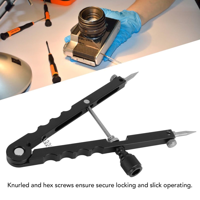 V-Shaped Lens Opener Tool Kit, Lens Spanner Wrench with Point,