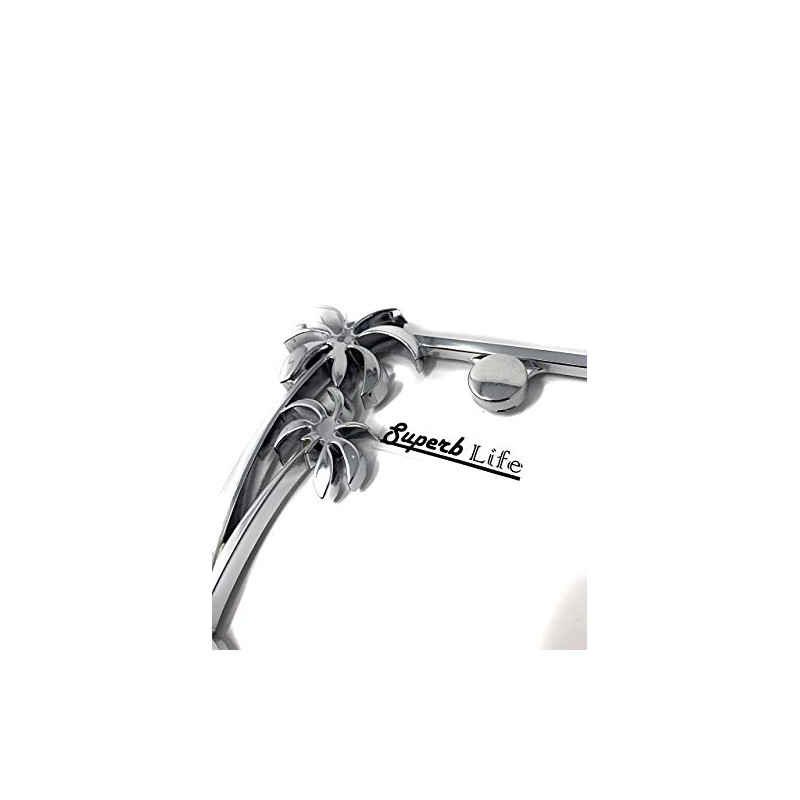 Tropical Palm Tree Chrome Polished License Plate Frame (2 Frames)