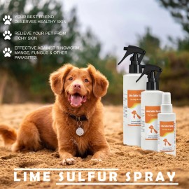 TD Classic Lime Sulfur Spray for Pet Grooming Dry and Itchy Skin Reliefsize: 8 fl oz