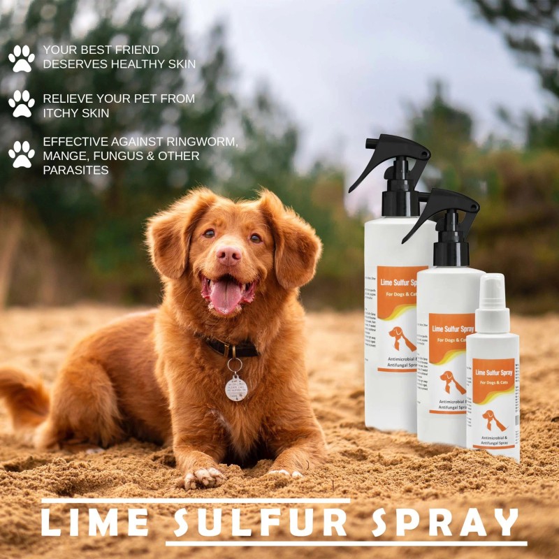 TD Classic Lime Sulfur Spray for Pet Grooming Dry and