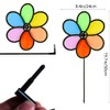 timecity 9.4 inch Wind Spinners Flower Spinners Colorful Wind Spinners