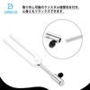 Dreld Tuning Fork 528 Tuner with Rubbed Crystal, Rubber Mallet