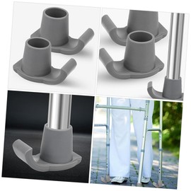 BESPORTBLE 2pcs Professional Walker Ski Glides Nonstick Crutch Tips Glides Sliders