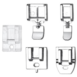 5Pcs Zipper Foot for Sewing Machine, Invisible Zipper Foot Accessories Compatible with Brother Singer Janome Household Low Shank Sewing Machines