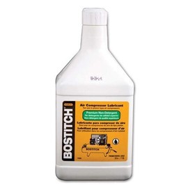BOSTITCH PREMCOMOIL-32OZ Premium Non-Detergent Compressor Oil