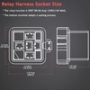 Hamolar 8 Pack 80/60 AMP Waterproof Car Relay and Harness
