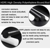 2 Pcs HDPE Rod,HDPE High Density Polyethylene Round Rod,3/4"x 13"
