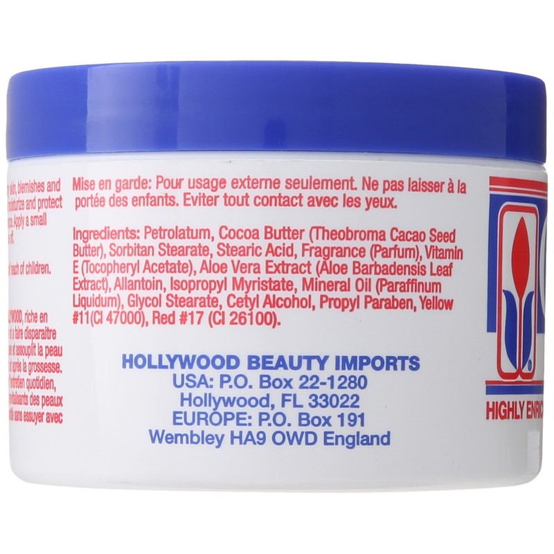 Hollywood Beauty Cocoa Butter With Vitamin- E 7.5 Ounce (221ml)